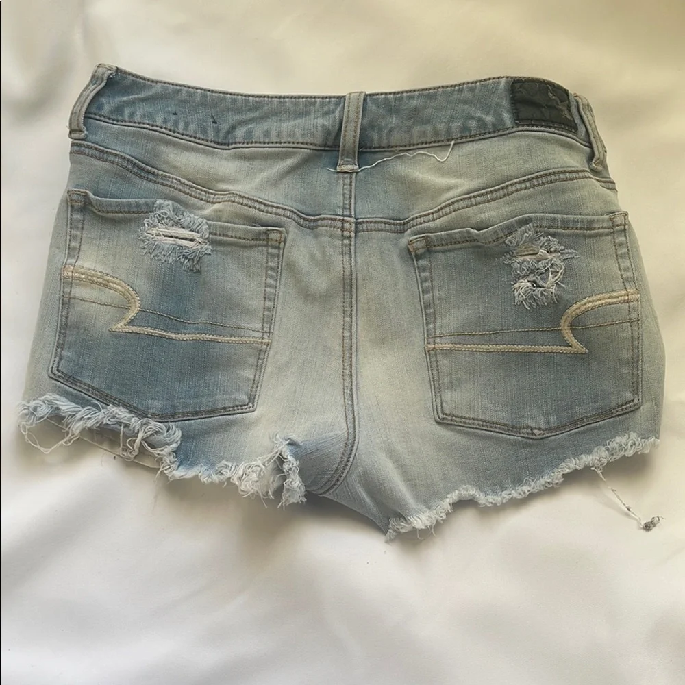 American Eagle Distressed‎ Denim Shorts